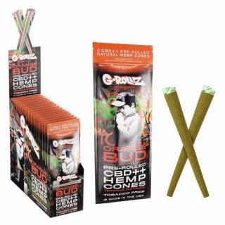 Pre-Rolled CBD++ Hemp Cones G-ROLLZ - Banksys Graffiti - Orange Bud