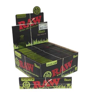 RAW Black Konopné papírky (KingSize)