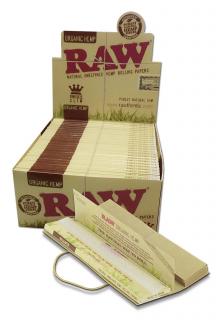 RAW Konopné papírky Organic Hemp (KS)+filtry