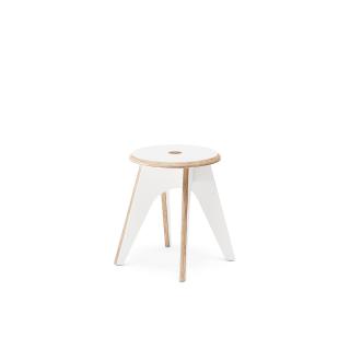 Dětské Štokrle Stool — bílá HPL