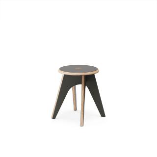 Dětské Štokrle Stool — černá HPL