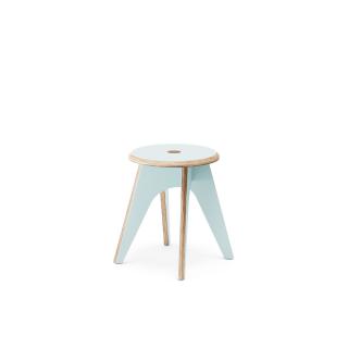 Dětské Štokrle Stool — světle modrá HPL