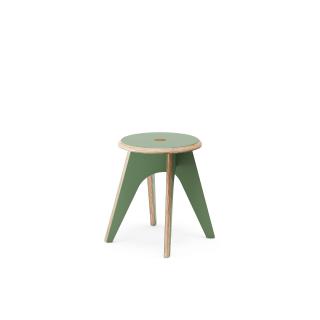 Dětské Štokrle Stool — zelená HPL