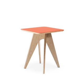 Dětský Stolek Stool — překližka oranžové Forbo