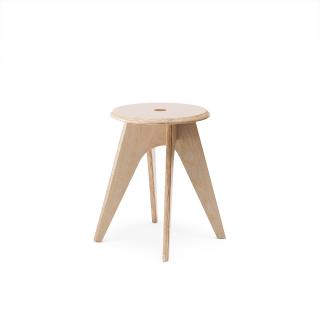 Štokrle Stool —  překližka pudrové Forbo