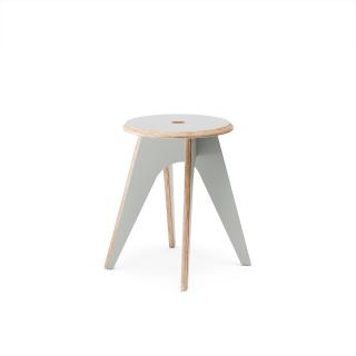 Štokrle Stool — šedá HPL