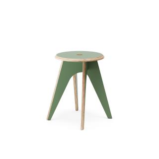 Štokrle Stool — zelená HPL