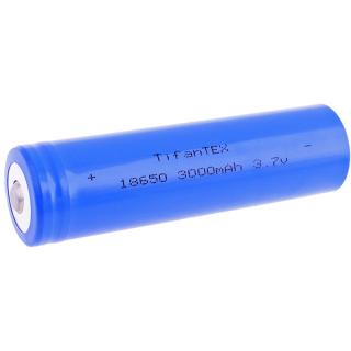 18650 Baterie nabíjecí 3000 mAh 3,7V s výstupkem TFT (Akumulátor 18650 - délka 6,5 cm, průměr 1,8 cm)