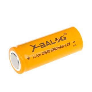 26650 Baterie 8800mAh 4,2V xBalog Nabíjecí (Nabíjecí baterie 26650)