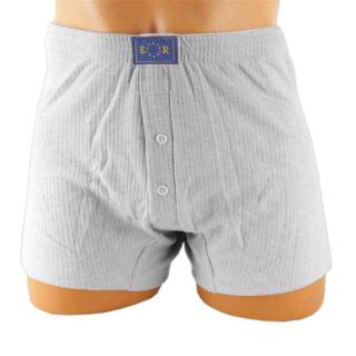 Boxerky EU světle šedá (Cena 73Kč na velikosti 2XL a 3XL - pánské boxerky z jemného úpletu)