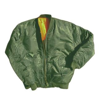 bunda BOMBER zelená army (color green)