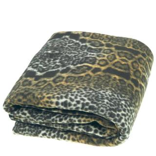 Deka 150x200 Leopard klasik (Měkká přikrývka příjemná na dotek)