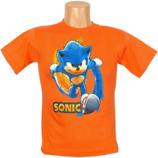 Dětské triko Sonic oranžové (sonic oblečení)