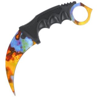 Karambit Case Hardened (replika ze hry Counter Strike Global Offensive)