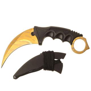 karambit zlatý (nože karambit fade CS: GO tiger tooth)