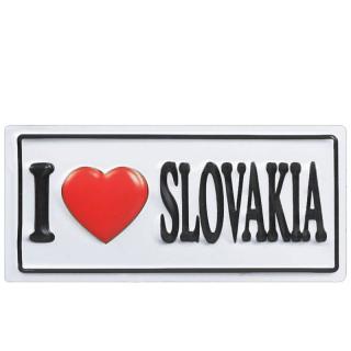 Magnetka I Love Slovakia (slovenský suvenýr)