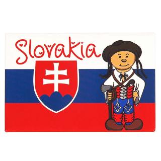 Magnetka Slovakia Zbojník Jurko (Doplněk do kuchyně na lednici)