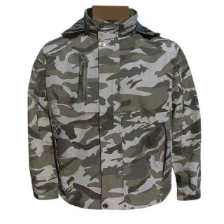 Maskáčová bunda QF camo grey (maskáčová bunda s kapucí)