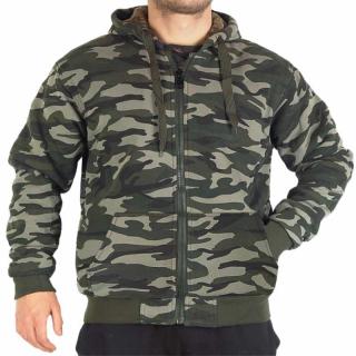 Maskáčová mikina HX888 tactical (pánská zateplená mikina na zip)