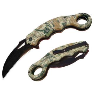 Nůž Karambit ExtremeOps woodland (karambit prodej)