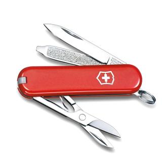 Nůž Victorinox Classic SD (švýcarský nožík pro ženy Victorinox 0.6223 červený - rukojeť 5,8 cm)