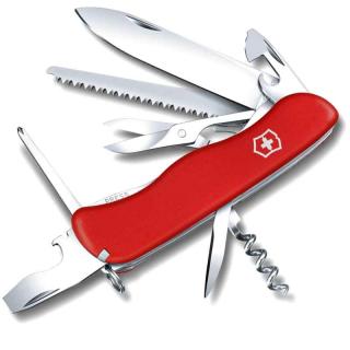 Nůž Victorinox Outrider (kapesní nůž do přírody a kempování 0.8513 červený - rukojeť 11,1 cm)