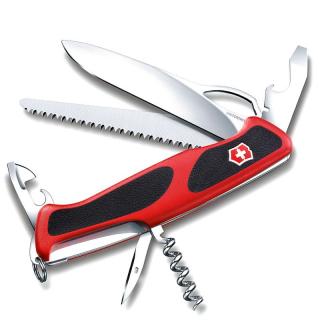 Nůž Victorinox RangerGrip 79 (kapesní nůž s 13 cm rukojetí 0.9563.MC červenočerný)