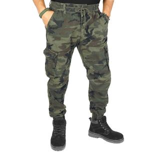 Pánské kapsáče Loshan Maskáče Army Green 8087-76 (Pánské kapsáčové kalhoty)