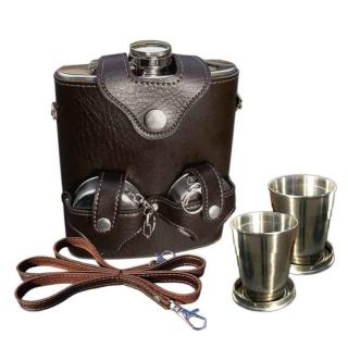 Placatka Hip Flask PT-18oz (Placatka na alkohol 4,32 dcl s 2 pohárky)