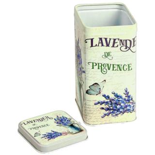 Plechová dóza Lavender (Dóza na různé potraviny)