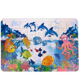 Puzzle Hledá se Nemo 37x26 cm 63 ks (vkládací puzzle z kartonu pro děti od 3 let)