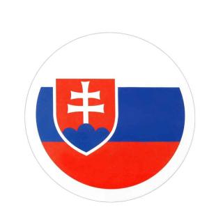 Samolepka Slovensko (kulatá nálepka Slovakia)