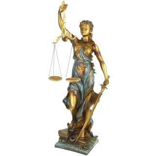 Socha spravedlnosti 36cm (Socha justitia výška 36 cm)