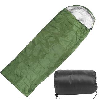 Spací pytel 1,8kg zelený (Turistický spacák 220 x 75 cm)