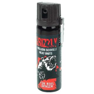 Sprej na medvědy Grizzly 63ml (Obranný sprej proti medvědům (Aktuálně dodáván bez spony na opasek))