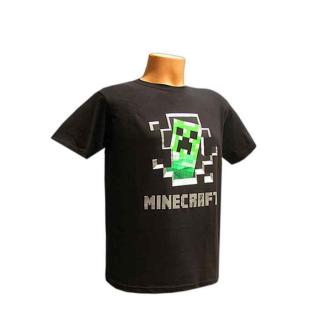 Tričko dětské Minecraft černé (tričko pro děti)