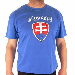 Tričko Slovakia slovenský znak modré (tričko se slovenským znakem)