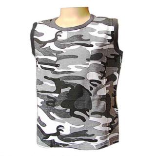 Triko bez rukávů dětské MILITARY M2 metro (camouflage metro ERA)