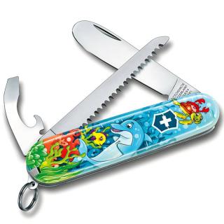 Victorinox nůž pro děti Delfín 0.2373.E1 (Dětský kapesní nožík My First Victorinox)