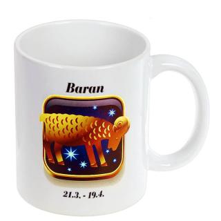 Znamení Baran (Skopec) šálek (Skvělý tip na dárek)