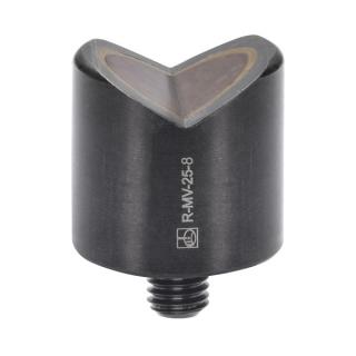 V-magnet průměr 25 mm × 25 mm se závitem M8