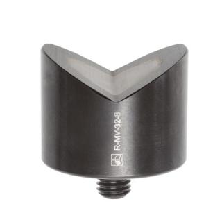 V-magnet průměr 32 mm × 25 mm se závitem M8