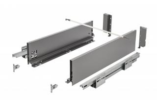 Zásuvka Axis pro push to open 300 - 550 mm antracit H-116 Délka: 400