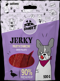 Mr.Bandit JERKY kachní filety 80g/500 g Balení.: 500 g