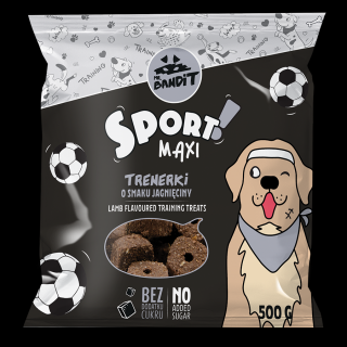 Mr.Bandit SPORT MAXI - tréninkový pamlsek s příchutí jehněčího masa 500 g