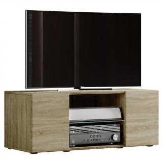 Skříňka na televizi dub sonoma, polička na hifi / audio, 40,3x95x37,8 cm