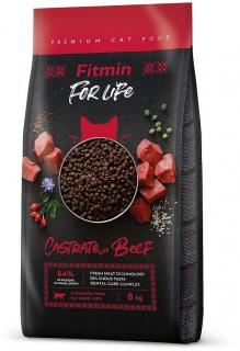 Fitmin cat For Life Castrate Beef 8 kg