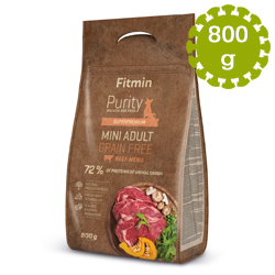 Fitmin dog Purity GF Adult Mini Beef - 0,8 kg