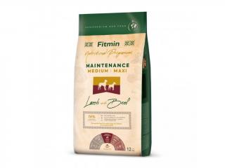 Fitmin Medium Maxi Maintenance Lamb with Beef krmivo pro psy 12 kg