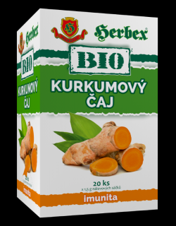 BIO Kurkumový čaj 20 x 1,5 g  + vzorek zdarma